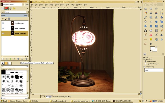 All layers are now open and ready