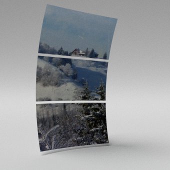 Vertical panorama arrangement