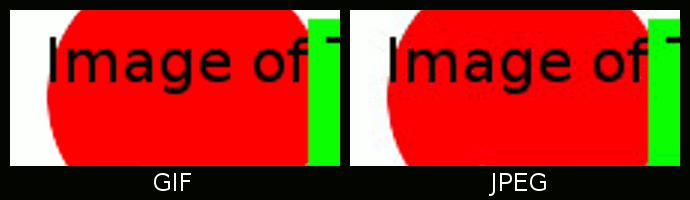 Example of simple graphics in the JPEG format